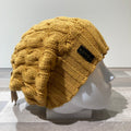 Bonnet gros volume moutarde