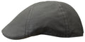 Casquette plate Texas Waxed Cotton Stetson noir