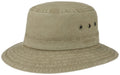 Chapeau Bob Reston Delave Organic Cotton Stetson kaki