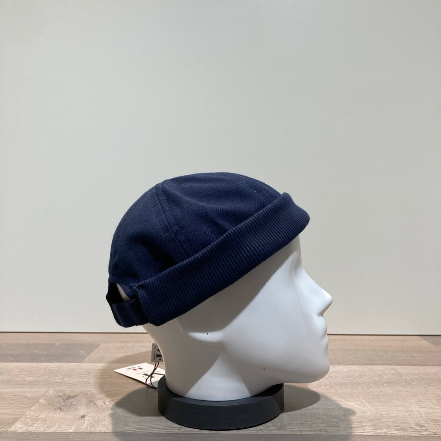 Bonnet Docker coton marine