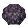 Parapluie pliant pois multicolore fuchsia femme automatique