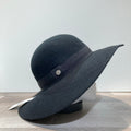 Capeline feutre laine noir