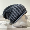Bonnet gros volume noir doublé