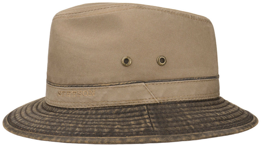 Chapeau Traveller Cotton Stetson beige foncé