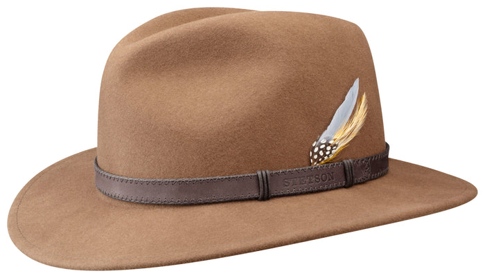Chapeau malléable Rutherford Vitafelt Stetson marron