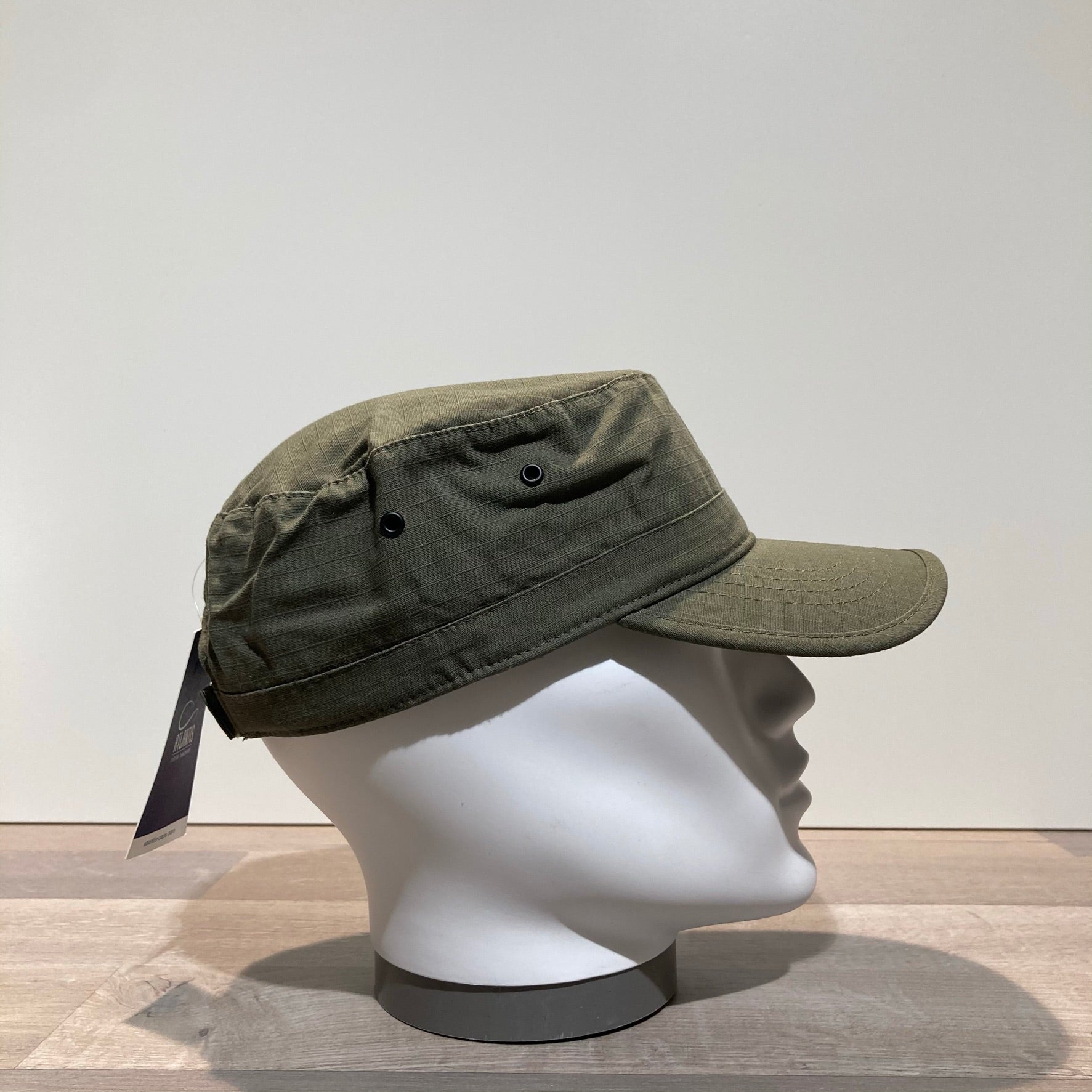 Casquette cubaine kaki ajustable doublure polaire