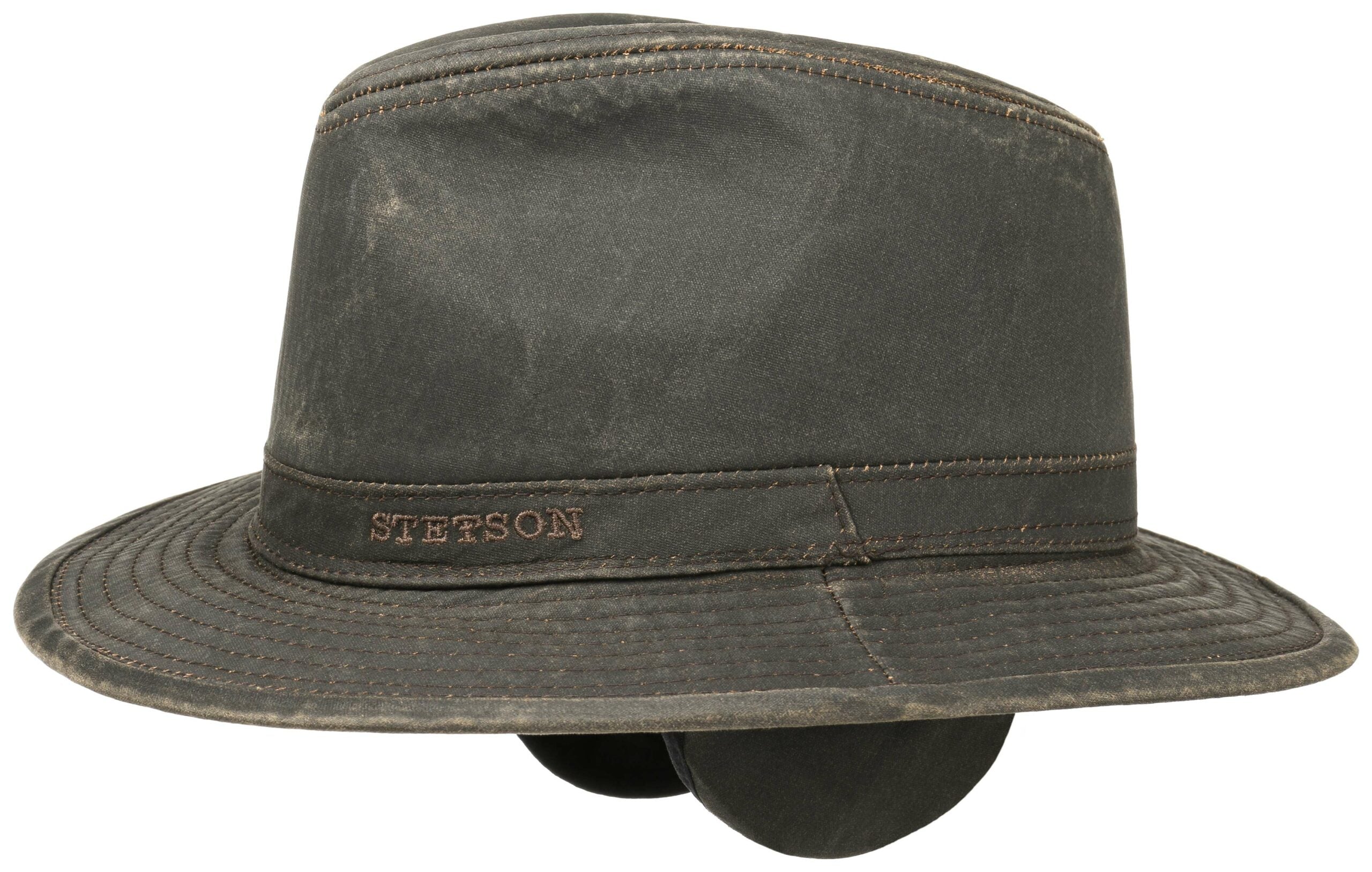 Chapeau Traveller Berico Ear Flaps Stetson marron
