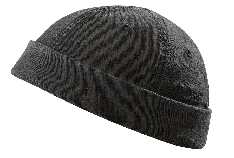 Bonnet Docker Ocala Cotton Stetson noir