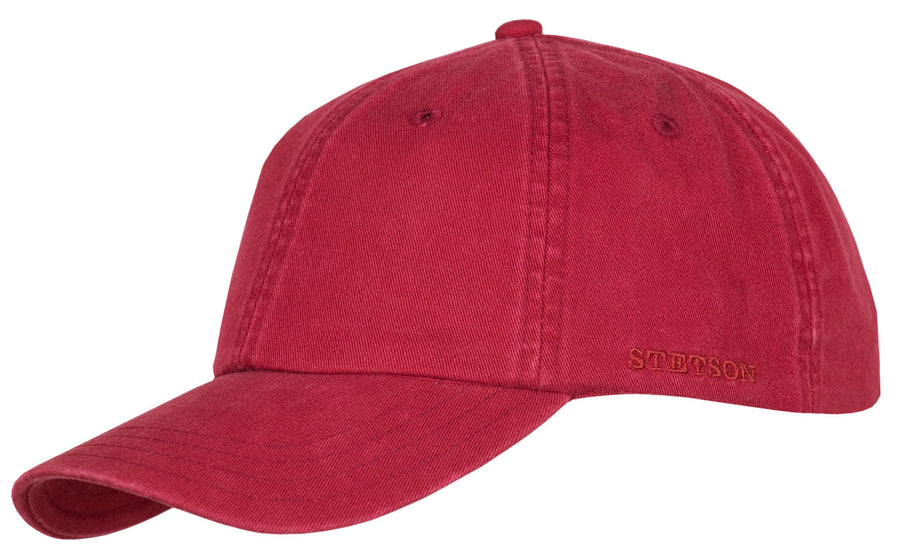 Casquette baseball Rector Stetson bordeaux