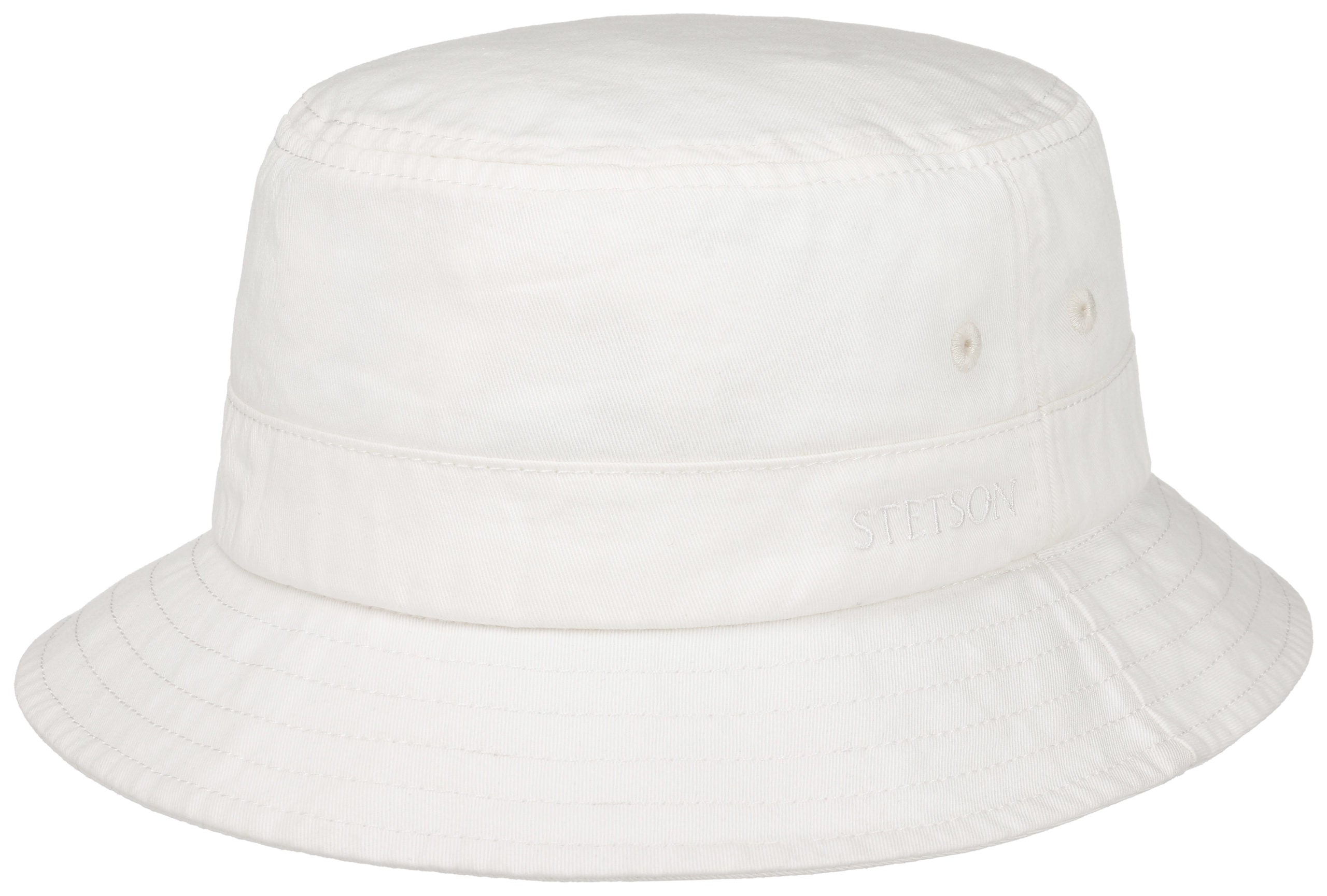 Chapeau Bob coton Twill Stetson blanc