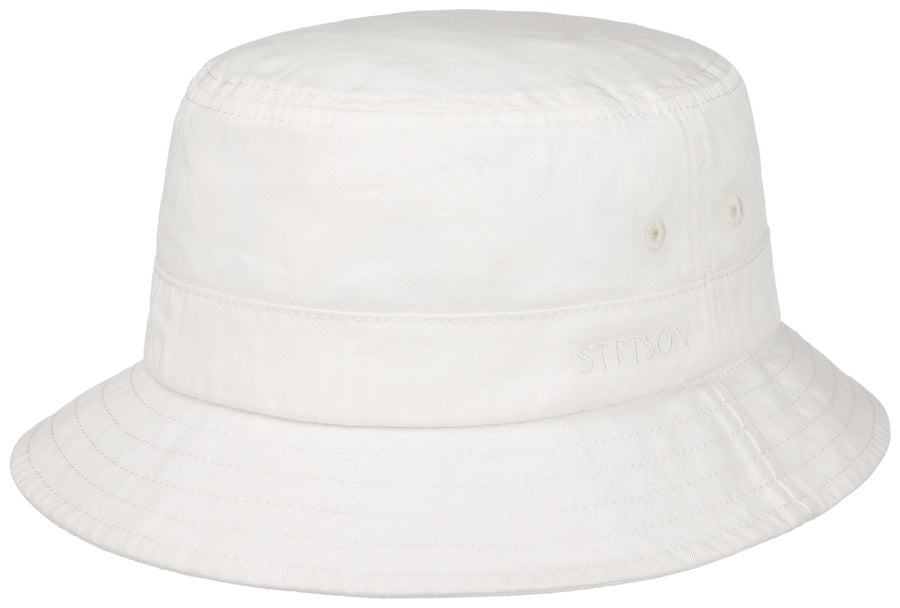 Chapeau Bob coton Twill Stetson blanc