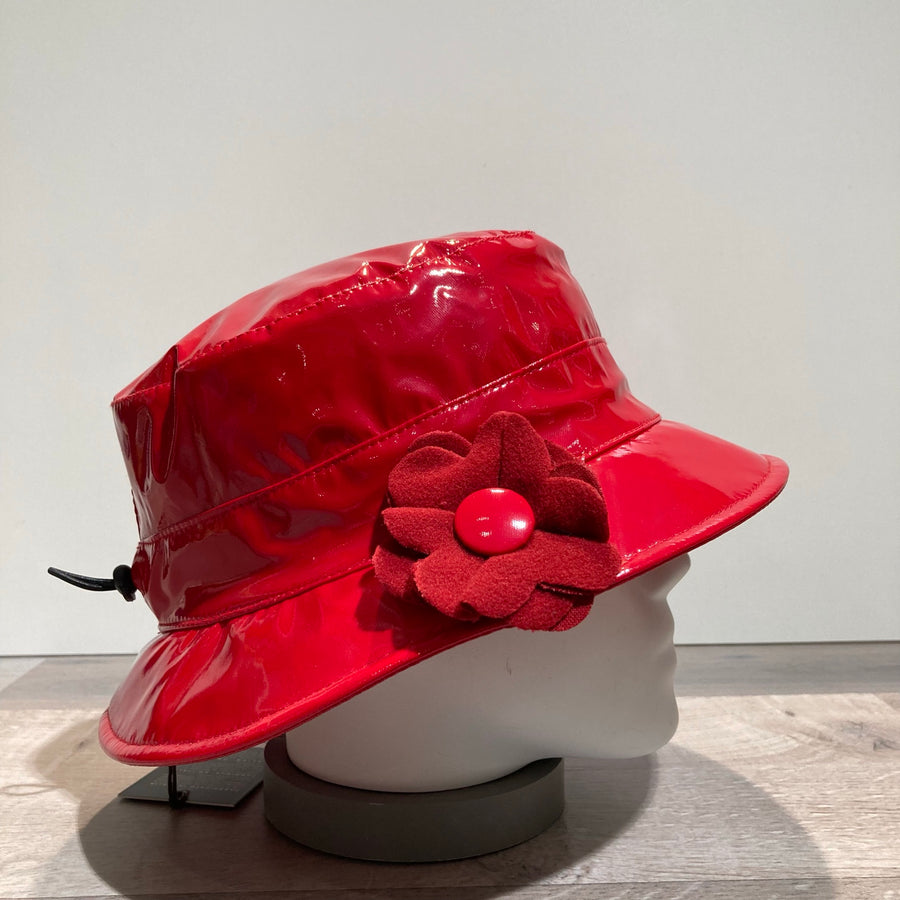 Bob de pluie rouge doublure polaire