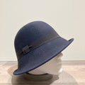 Cloche feutre laine marine