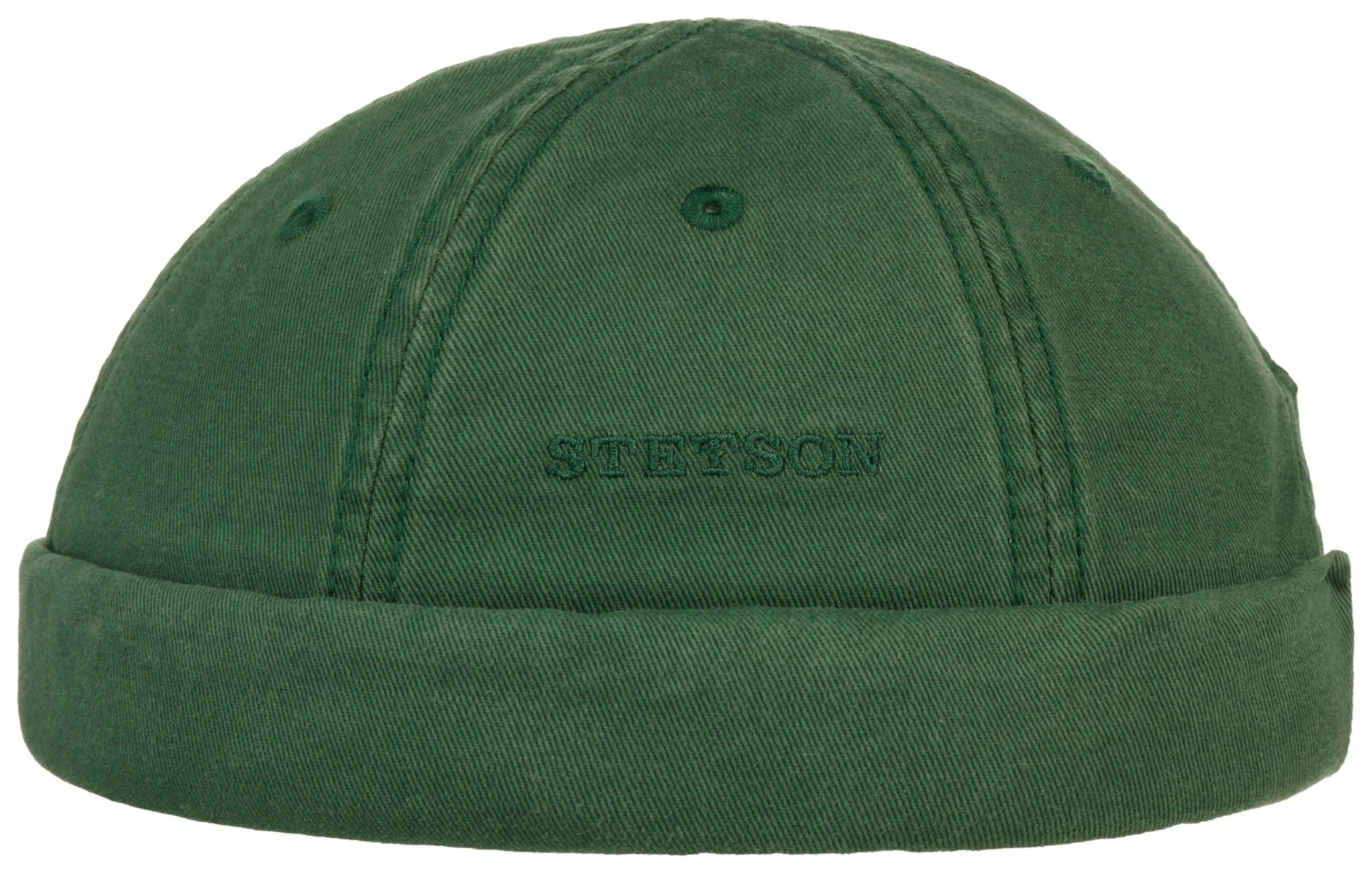 Bonnet Docker Ocala Cotton Stetson vert foncé