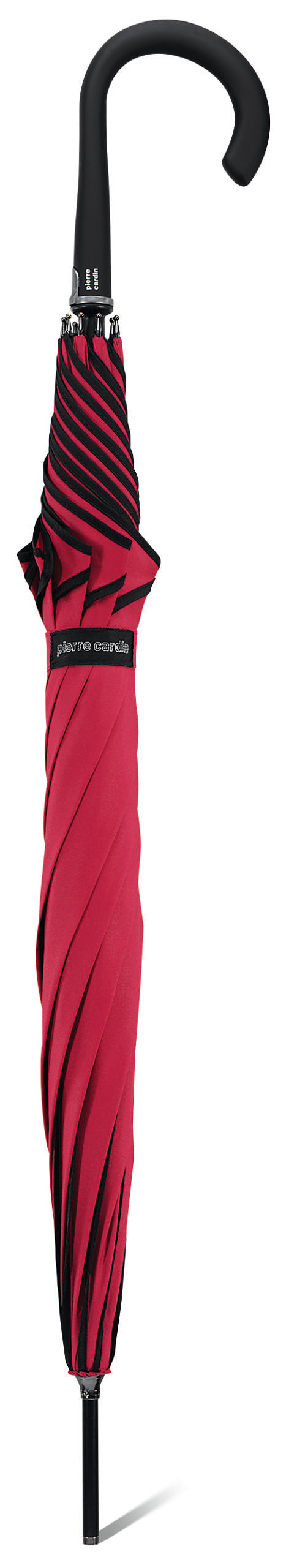 Parapluie droit mixte automatique Sunflower Pierre Cardin rouge