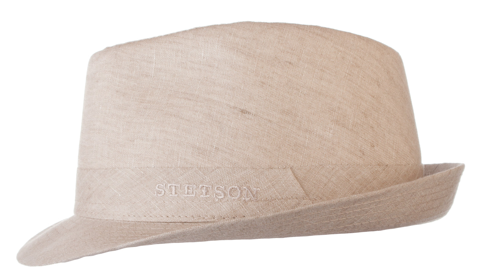 Chapeau trilby Geneva Linen Stetson beige