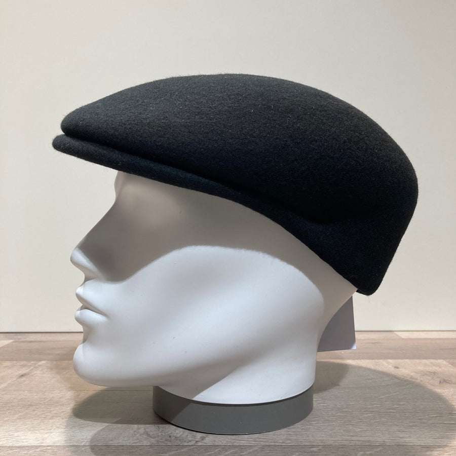 Casquette bombée laine noir