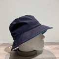 Chapeau bob de pluie marine doublé