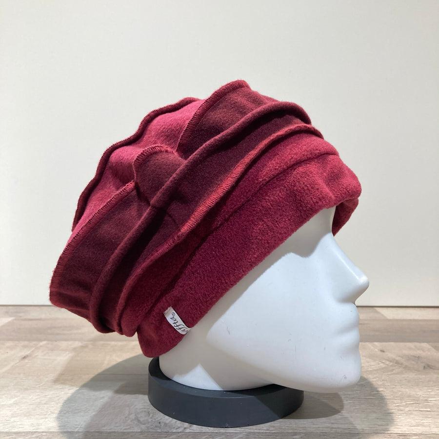 Béret polaire bordeaux