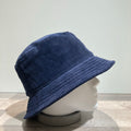 Chapeau bob velours marine doublure polaire