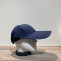 Casquette baseball grande visière marine ajustable