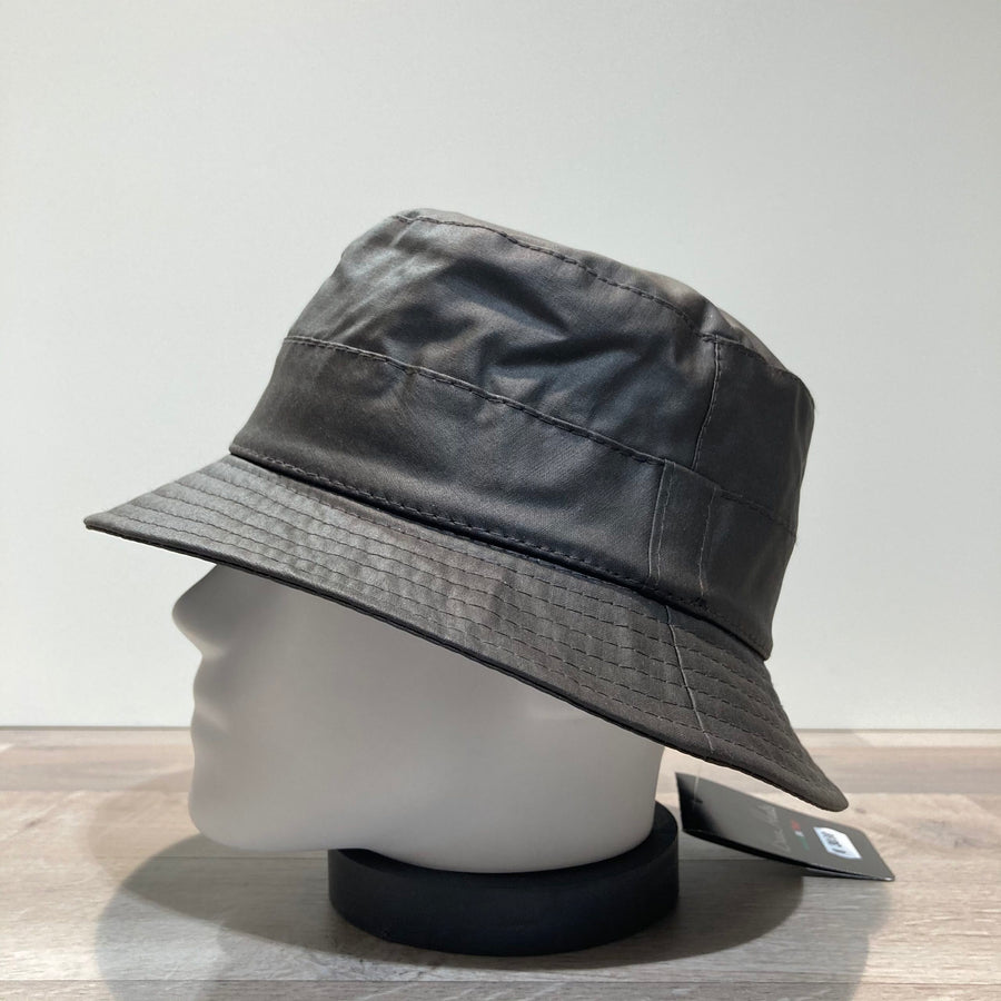 Bob de pluie coton marron foncé doublé