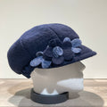 Casquette gavroche marine élastiquée doublure polaire