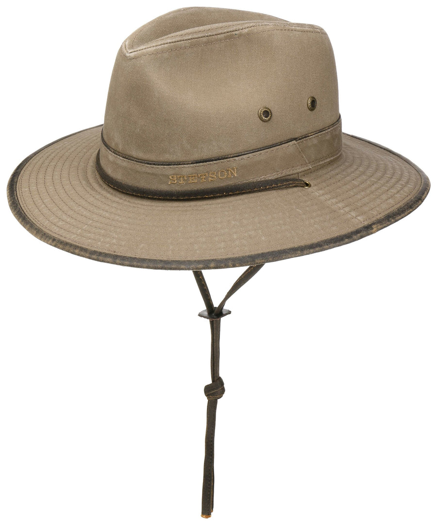 Chapeau Traveller Tarnell Coton Stetson beige