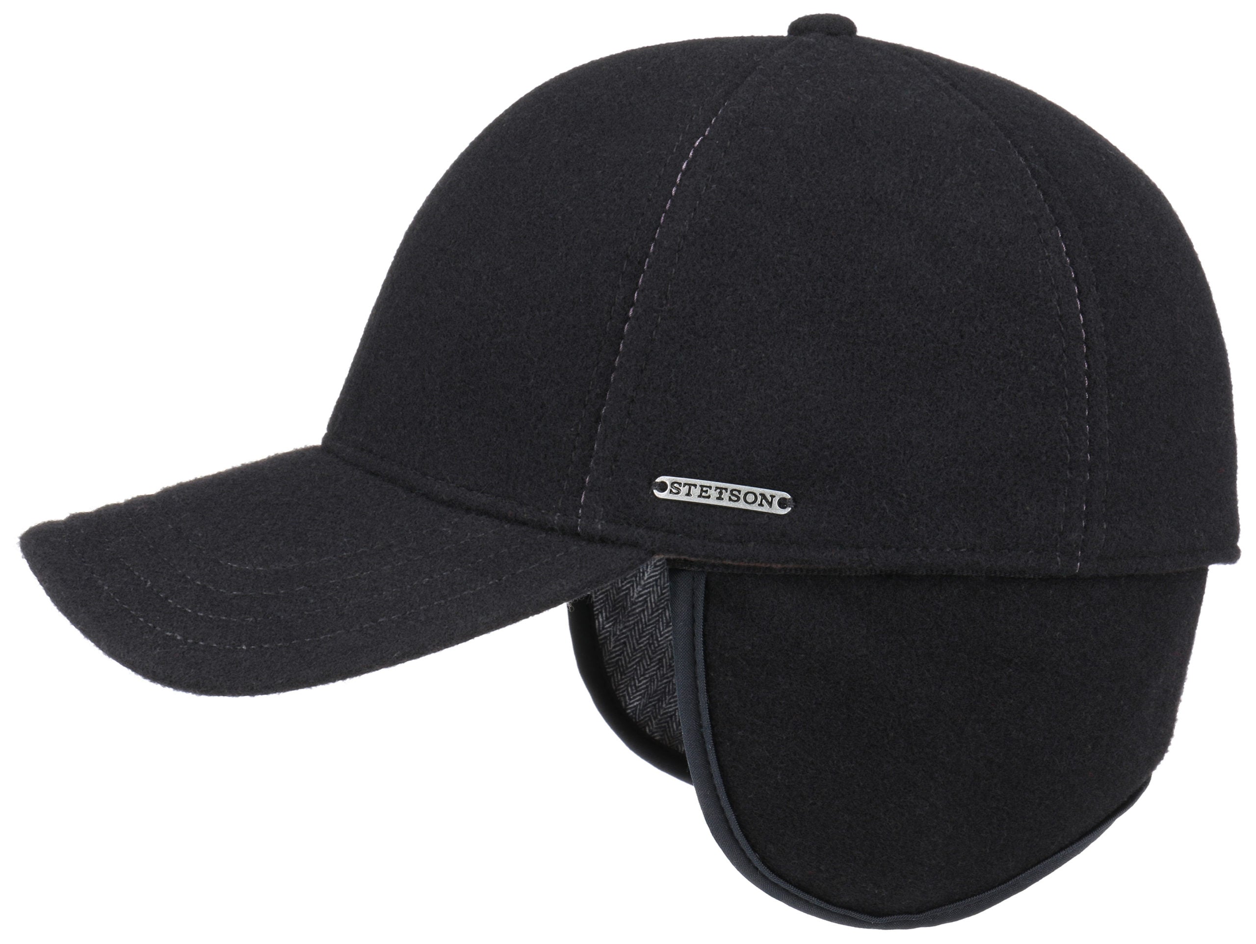 Casquette baseball Vaby Earflaps Stetson noir
