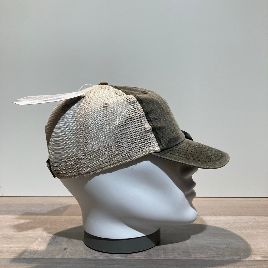 Casquette baseball kaki ajourée ajustable