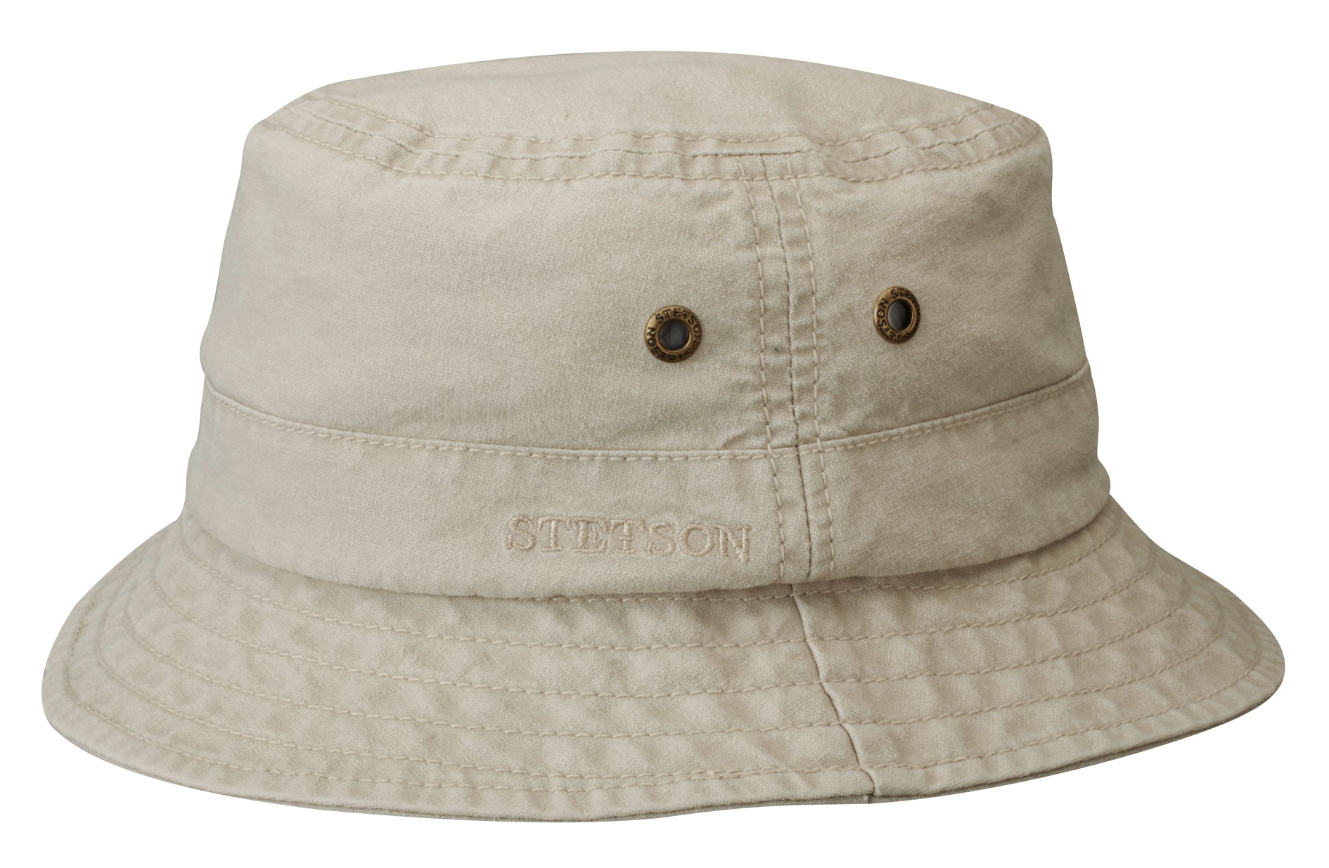 Chapeau Bob Roscoe Delave Organic Cotton Stetson beige