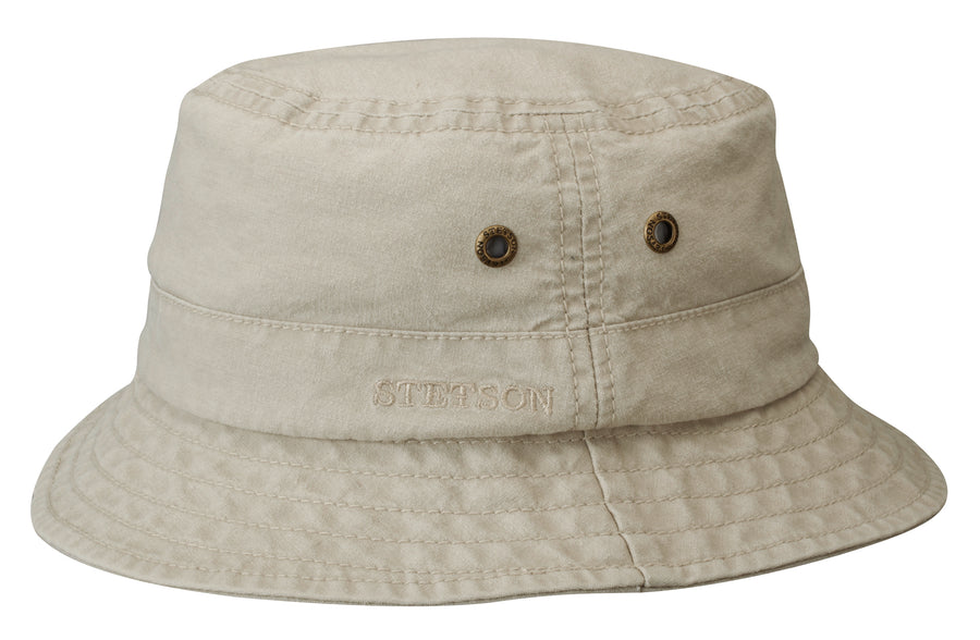 Chapeau Bob Roscoe Delave Organic Cotton Stetson beige