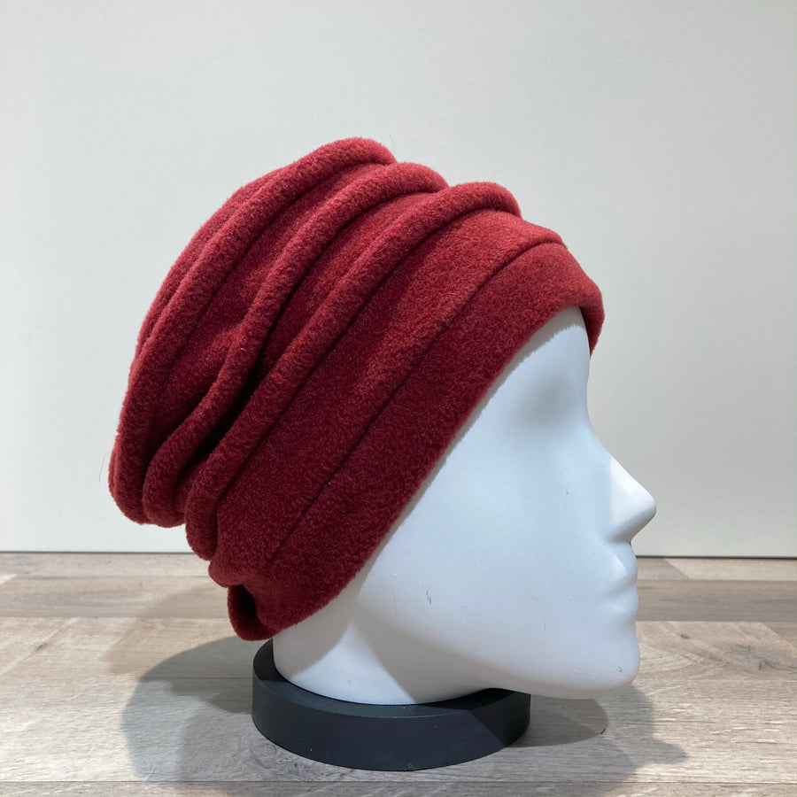 Toque polaire bordeaux