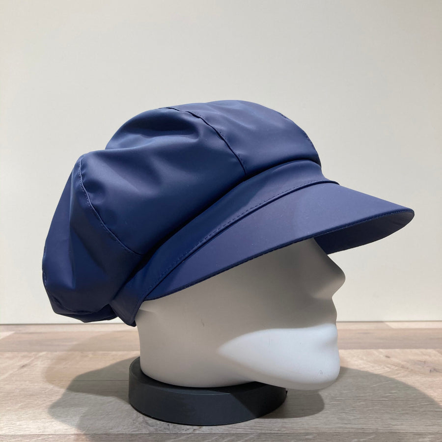 Casquette de pluie marine élastiquée doublée