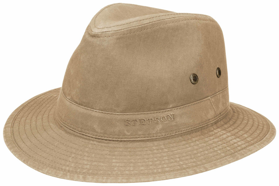 Chapeau Traveller Organic Cotton Stetson beige