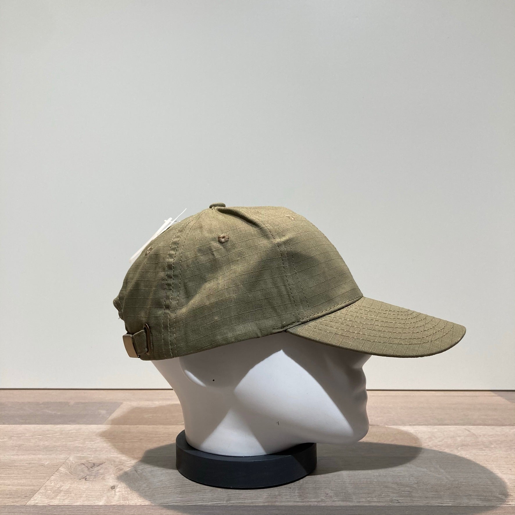 Casquette baseball kaki ajustable