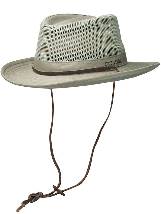 Chapeau Safari Takani Cotton Stetson beige