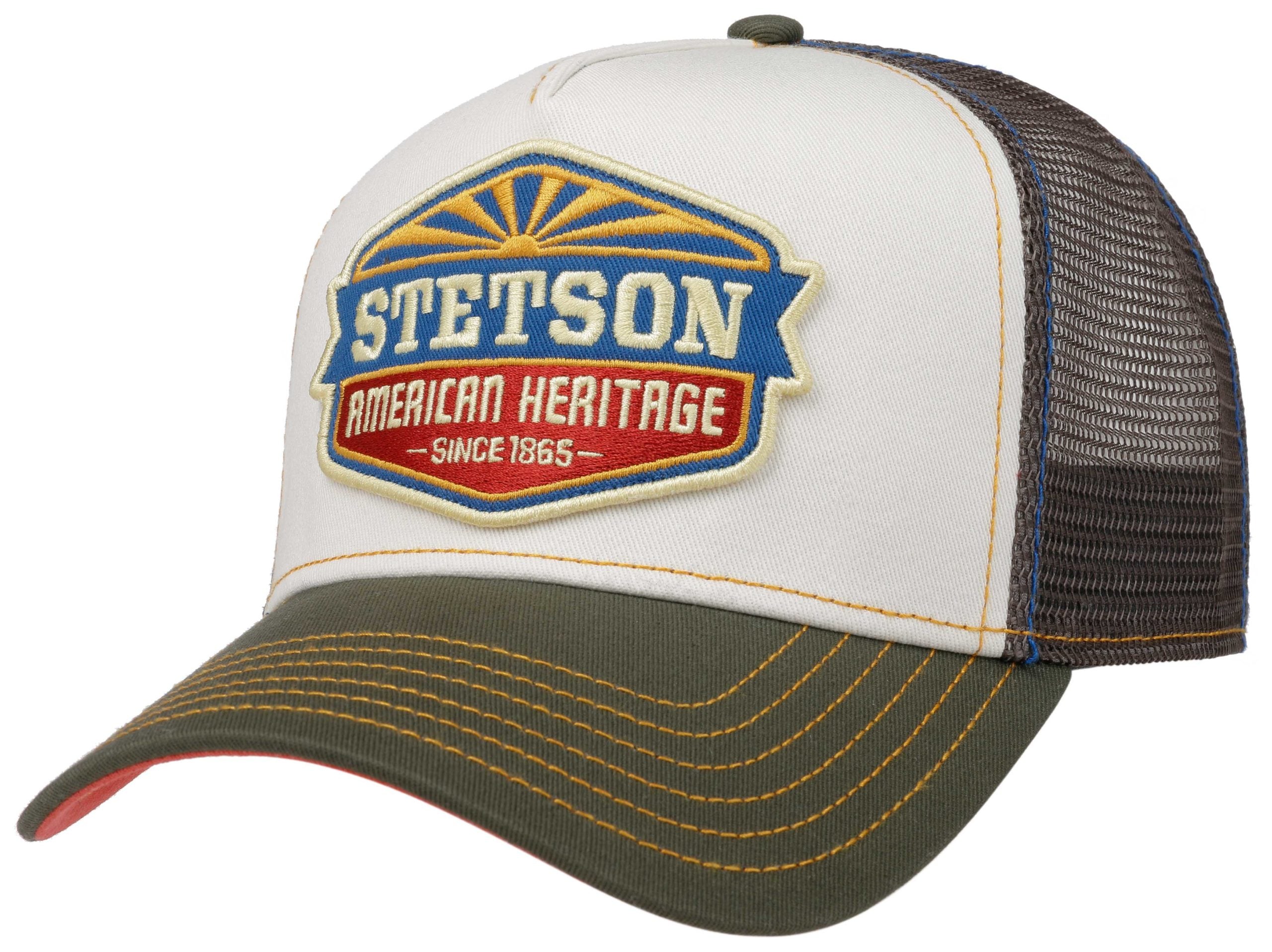 Casquette Trucker Cap Sun Stetson kaki