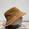 Chapeau bob velours camel doublure polaire