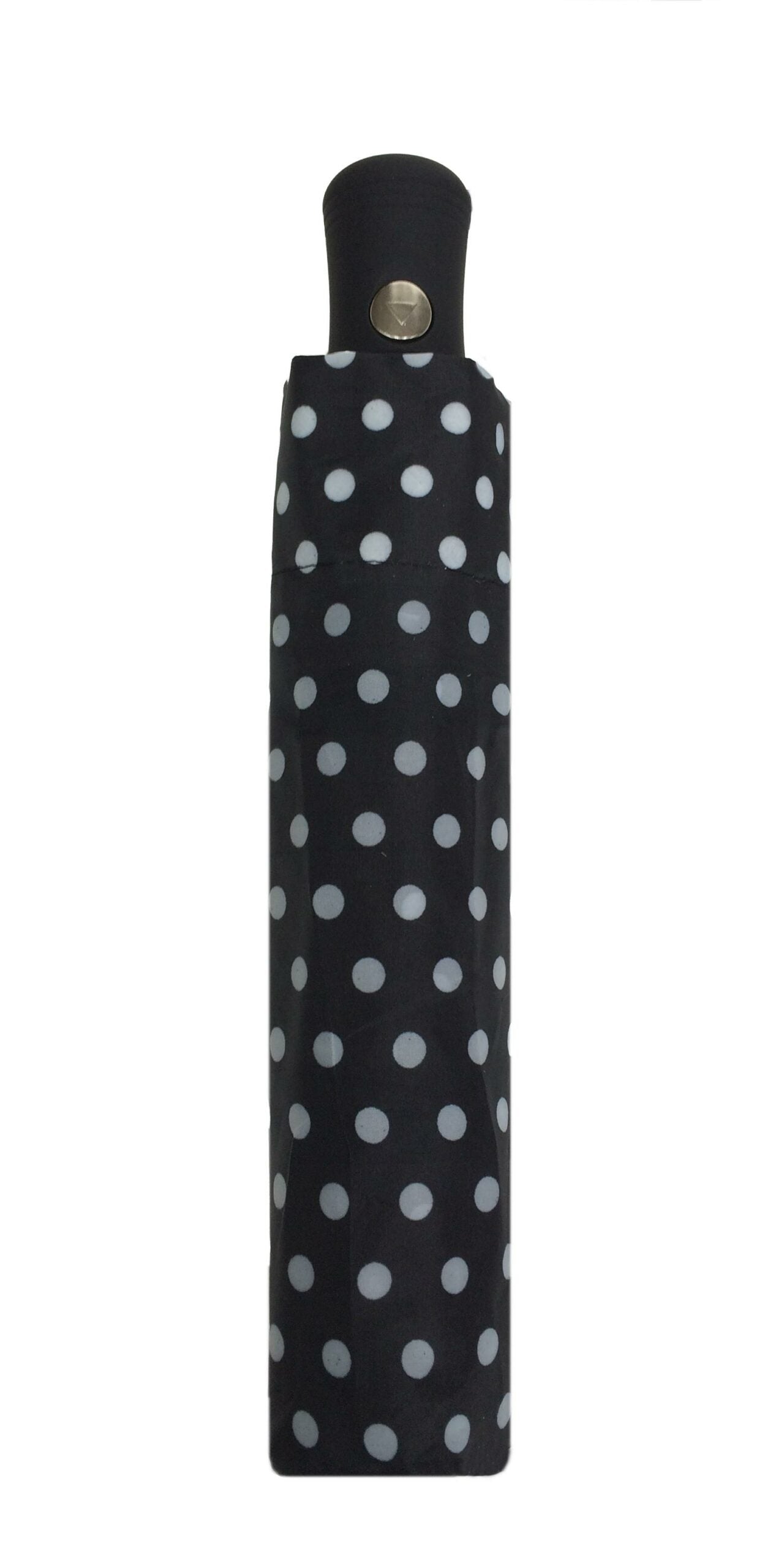 Parapluie pliant pois blanc femme automatique
