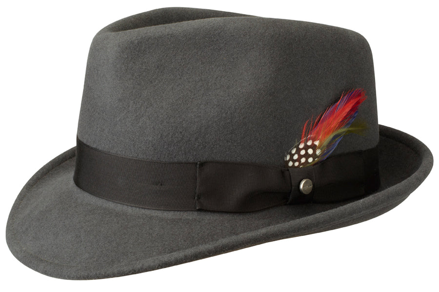 Chapeau trilby Elkader Stetson gris