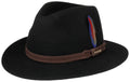 Chapeau en feutre Traveller Roverton Stetson noir