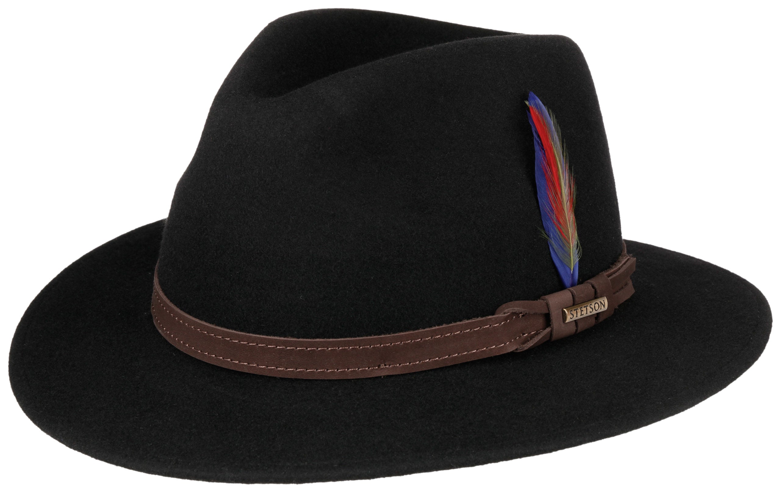 Chapeau en feutre Traveller Roverton Stetson noir