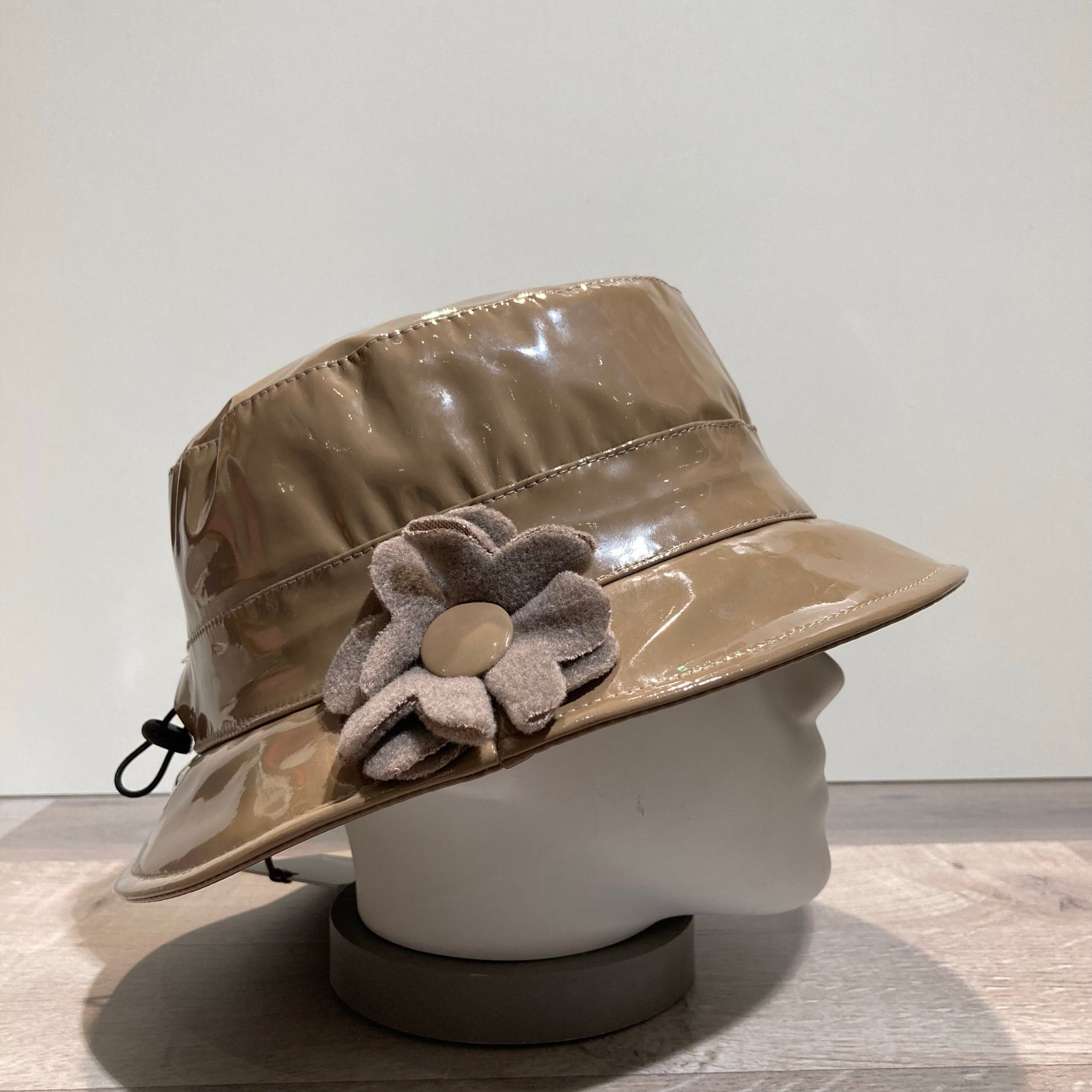Bob de pluie taupe doublure polaire