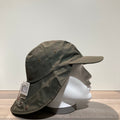 Casquette baseball cache nuque imperméable kaki doublée