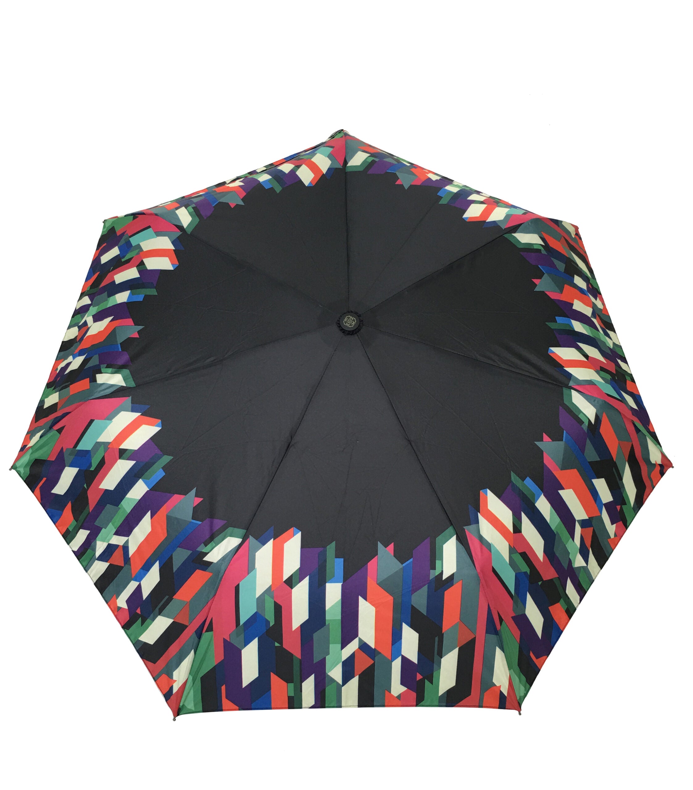 Parapluie pliant femme automatique Geometric  Colors