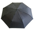 Parapluie pliant pois blanc femme automatique