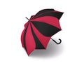 Parapluie droit mixte automatique Sunflower Pierre Cardin rouge et noir