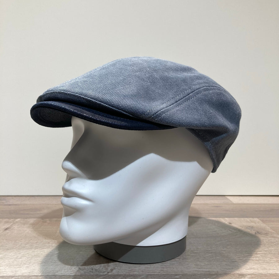 Casquette coton canvas bleu