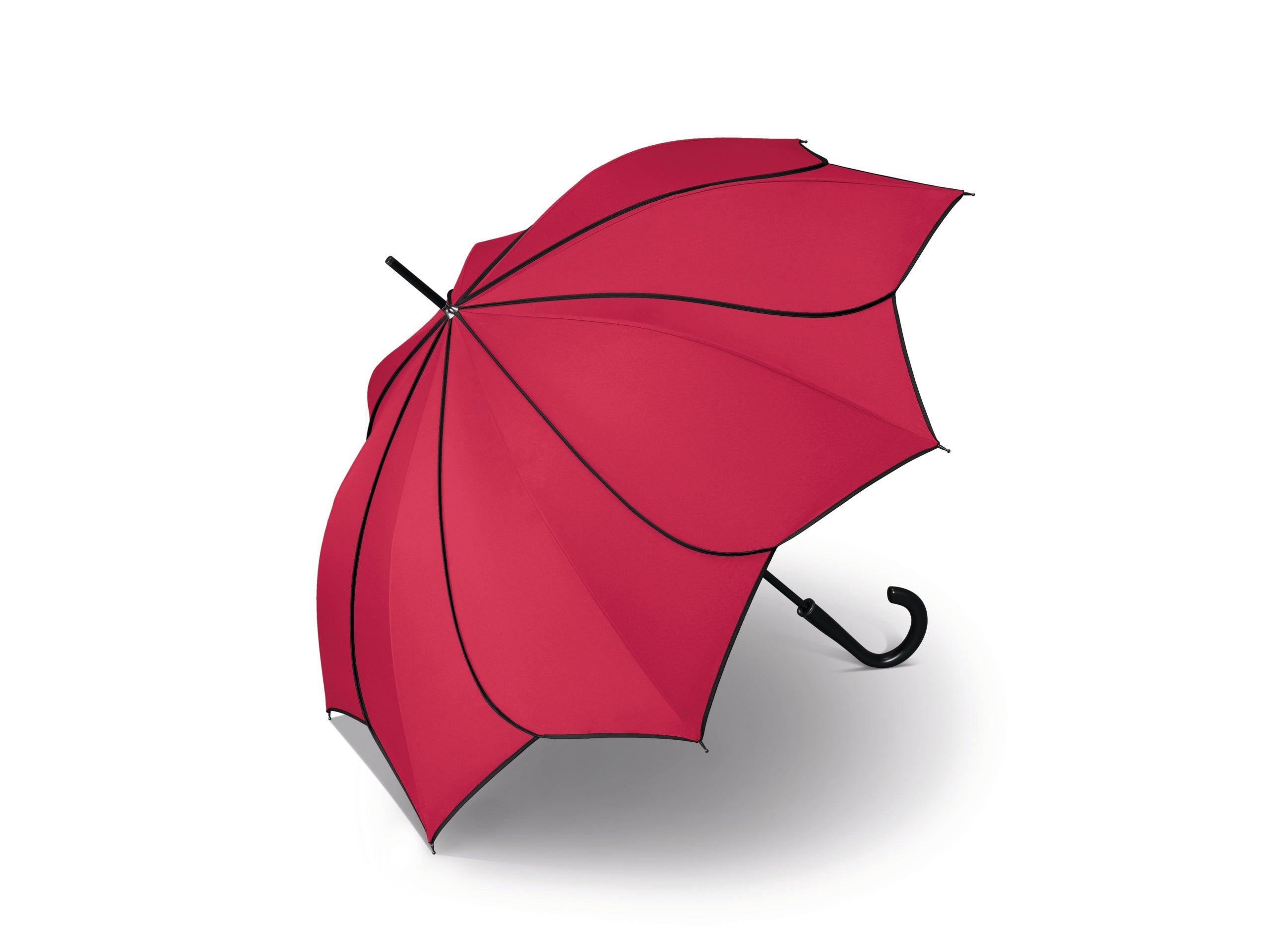Parapluie droit mixte automatique Sunflower Pierre Cardin rouge